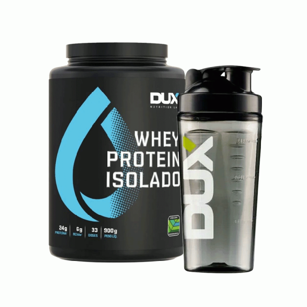 WHEY PROTEIN ISOLADO POTE (900G) + COQUETELEIRA PRO FUME (750ML)